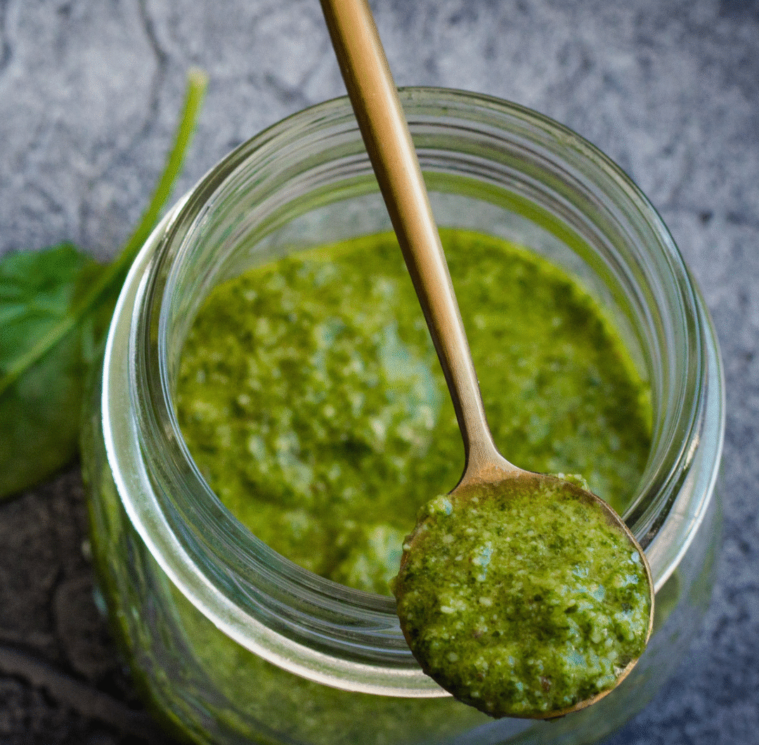 Pesto alla genovese ed il basilico
