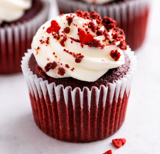 Dairy Free Red velvet Cupcake