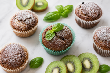 Muffin Veg Kiwi e Basilico