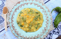 Upma di verdure con farina di mais