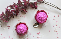 gelato al dragonfruit rosso