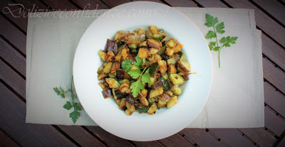 Melanzane e zucchine spadellate