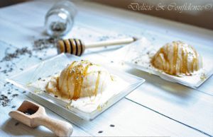 Gelato al miele e lavanda