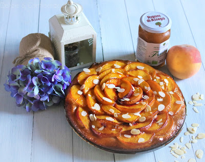 torta di pesche fresche