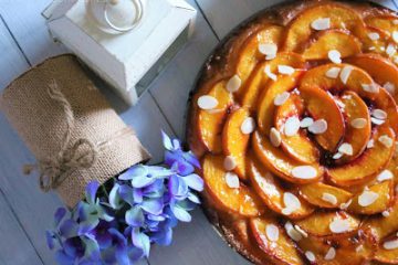 Baltimore peach cake - torta di pesche fresche