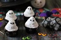 Cupcake fantasma Cupcake vegan al cacao
