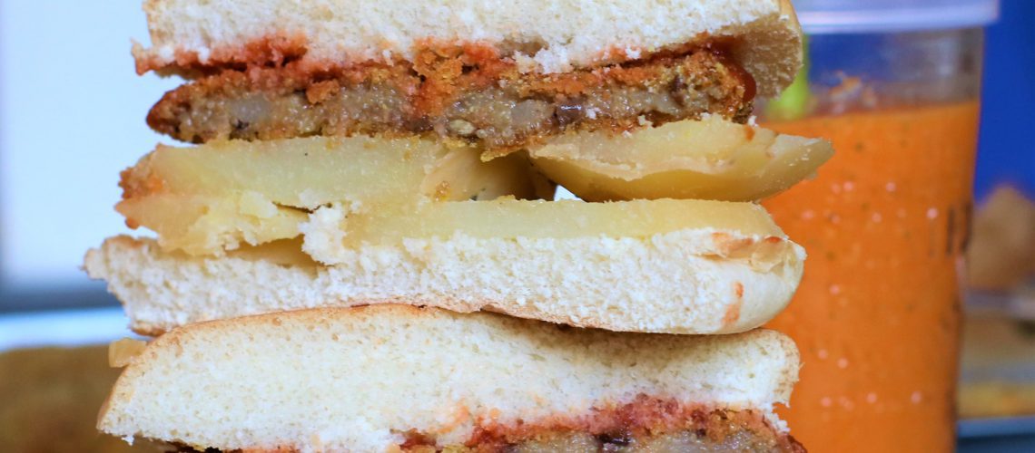 Hamburger di amaranto con Ketchup home made