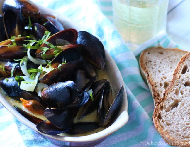 Moules à la créme