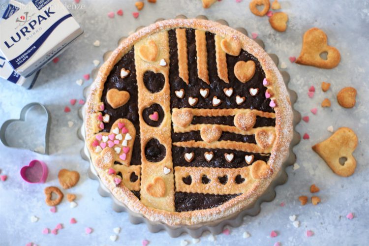 Crostata "Sweet Love" con frolla alla Strega