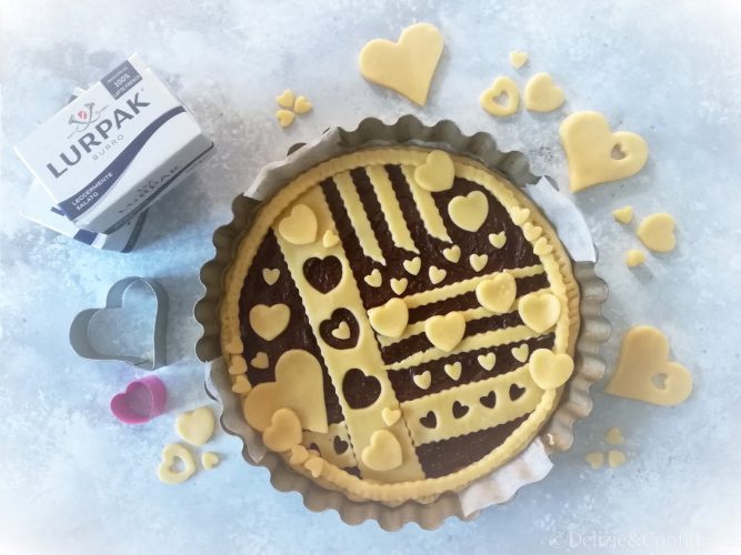 Crostata "Sweet Love" con frolla alla Strega