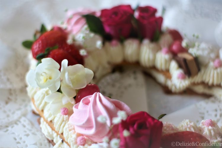 Heart Cream Tarte con frolla alle mandorle, Namelaka al cocco e cioccolato