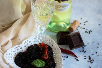 Riso nero al cioccolato e peperoncino