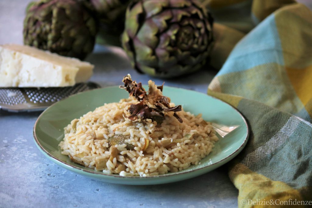 Risotto carciofi e pecorino