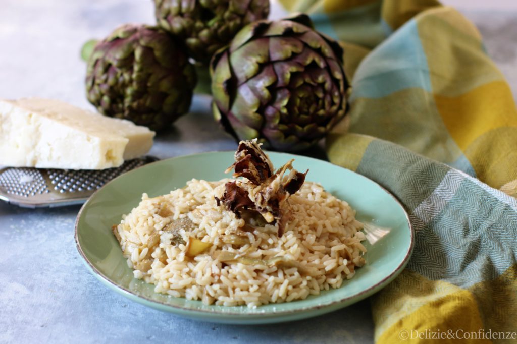 Risotto carciofi e pecorino