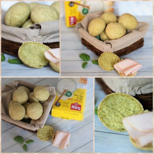 Panini al pesto (senza glutine e senza lattosio)