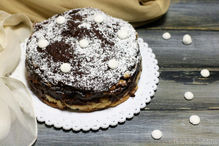 Vegan Pudding (la mia ricetta di riciclo di un panbiscotto bicolore vegan rotto)