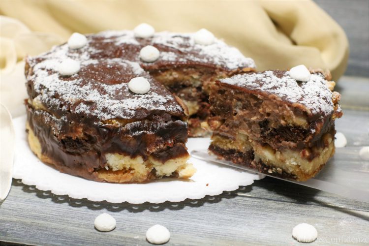 Vegan Pudding (la mia ricetta di riciclo di un panbiscotto bicolore vegan rotto)