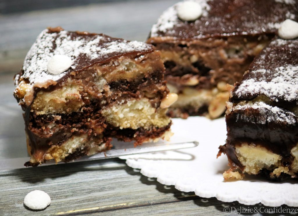 Vegan Pudding (la mia ricetta di riciclo di un panbiscotto bicolore vegan rotto)