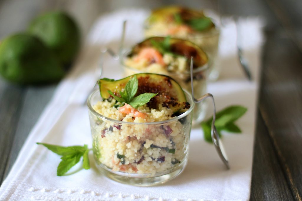 Cous Cous con salmone e fichi salati