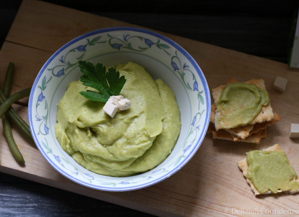 Crema spalmabile di tofu, fagiolini e patate