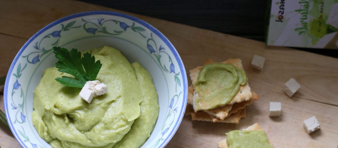 Crema spalmabile di tofu, fagiolini e patate