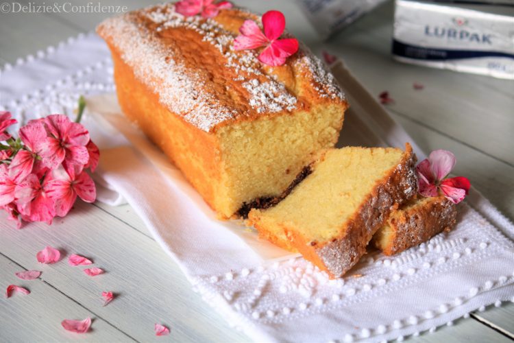 Plumcake bretone con crema alle nocciole