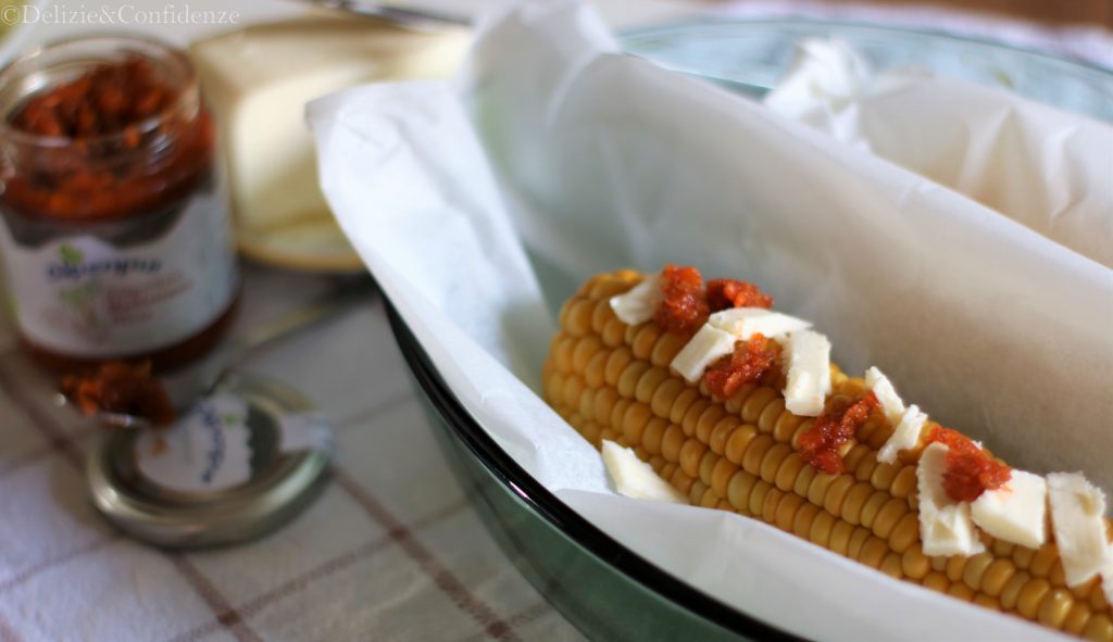 Pannocchie al cartoccio in forno