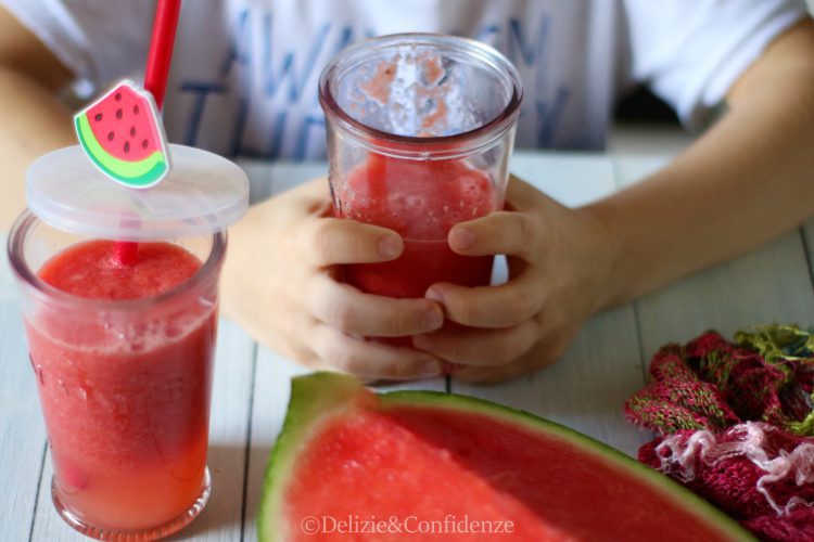 Frullato di anguria alle mandorle