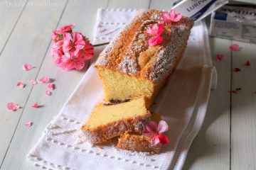 Plumcake bretone con crema alle nocciole