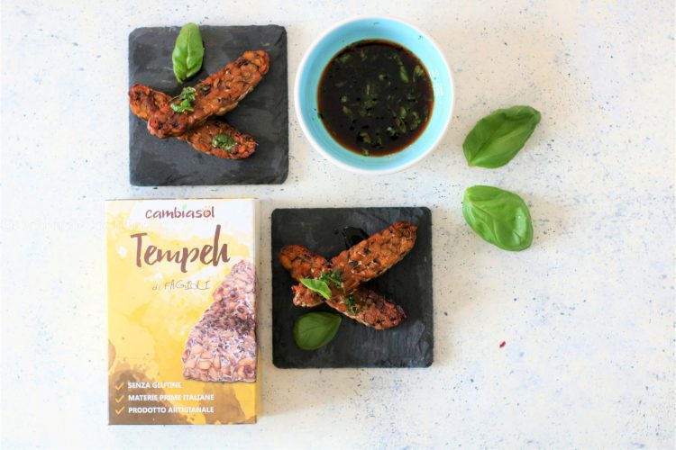 Tempeh di fagioli allo zenzero