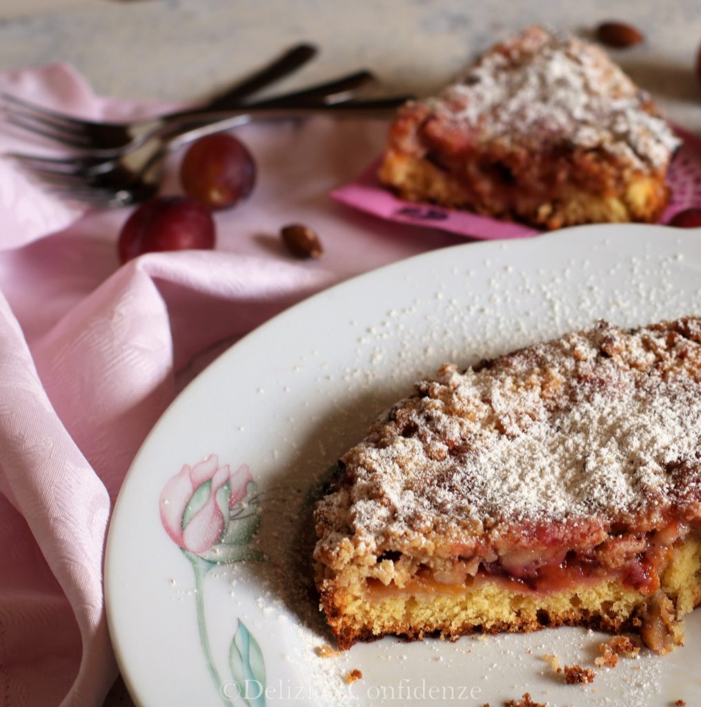 Dolce crumble alle prugne
