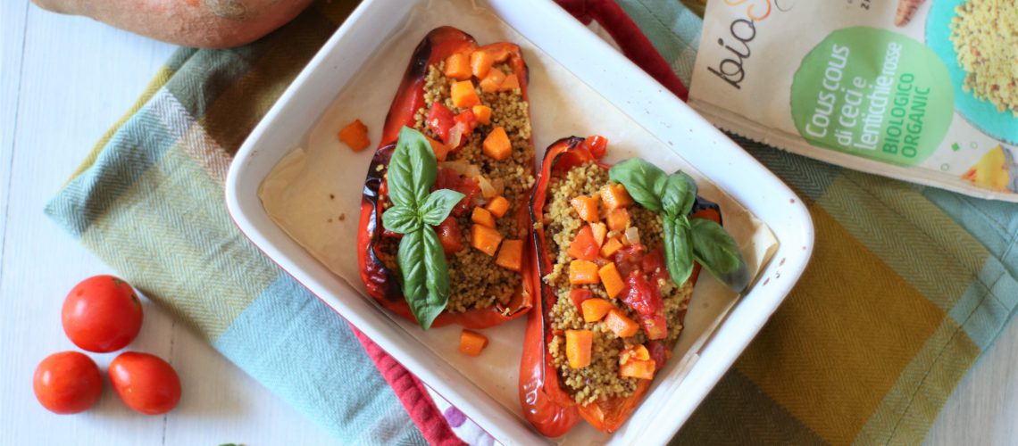 Peperoni ripieni di cous cous