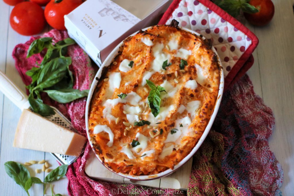 Lasagne ricce con salsa di pomodoro homemade