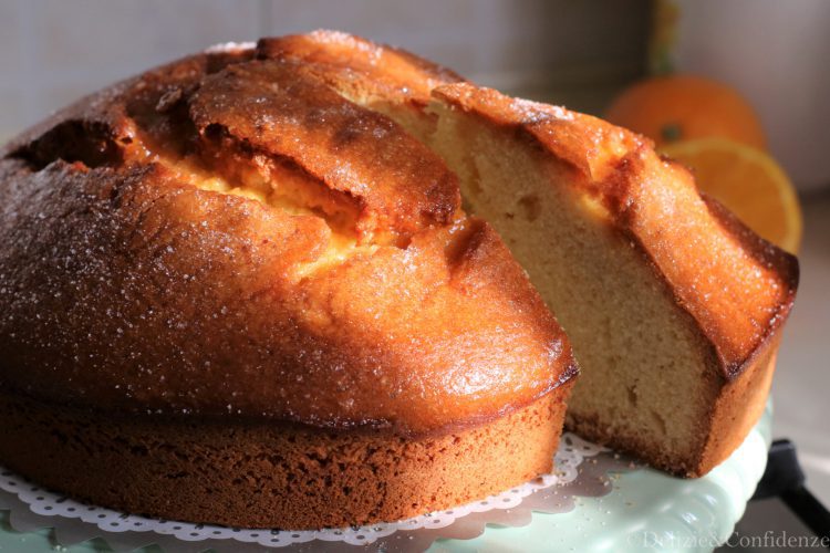 Torta glassata all'arancia