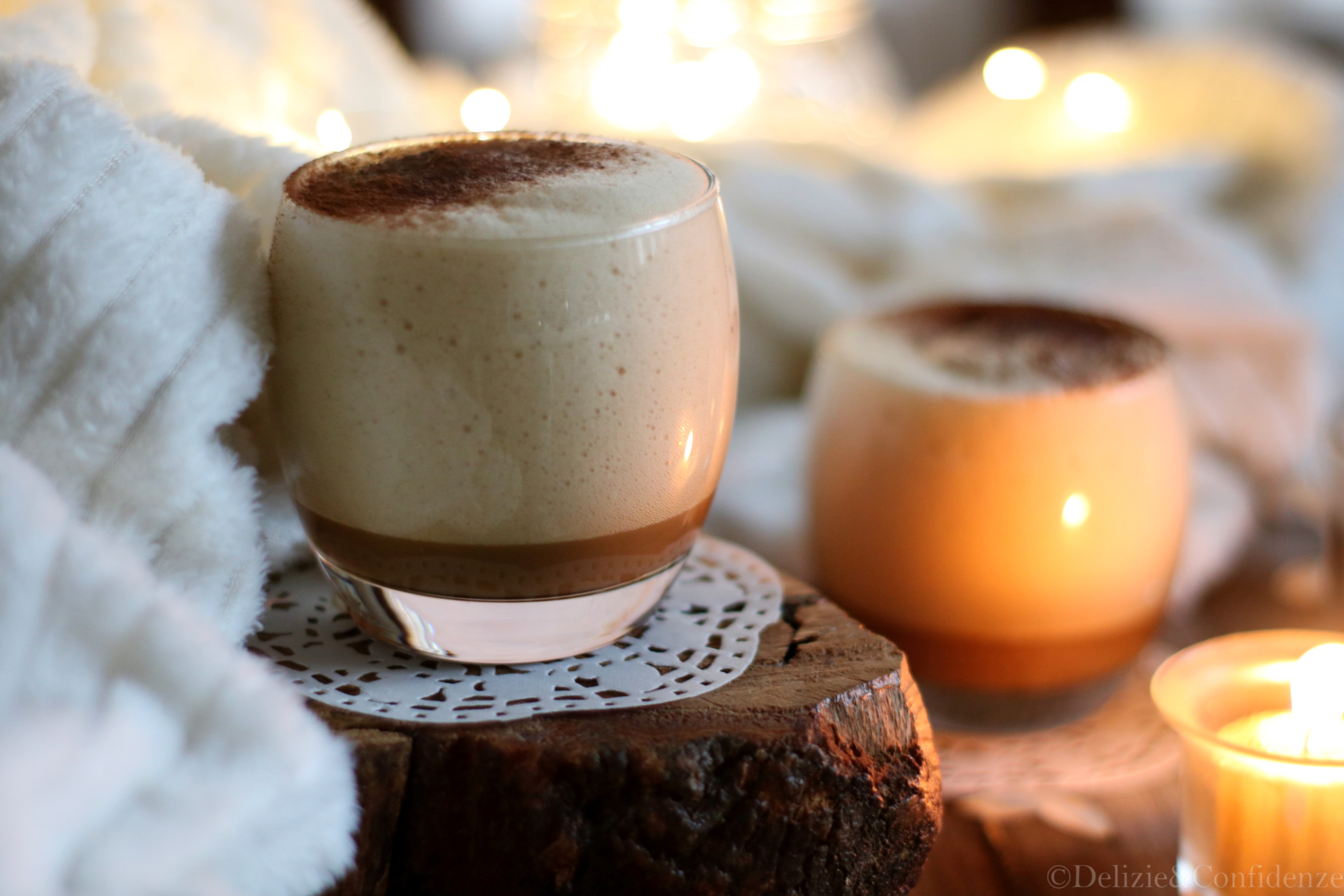 Zabaione caldo con sciroppo di caffè