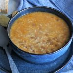 Zuppa di miglio con lenticchie e riso