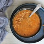zuppa di miglio, lenticchie e riso