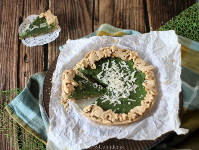 Crostata salata con crema di ricotta e verdure
