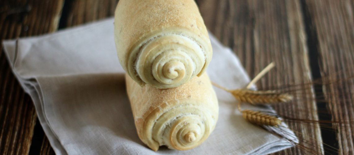 Panini all'olio con shiitake