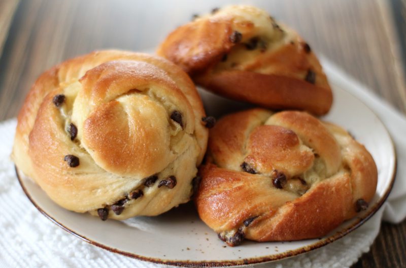 Brioche con crema (ricetta dairy free)