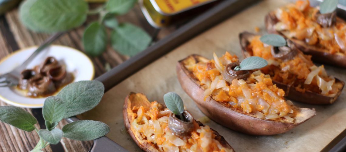 Patate dolci al forno
