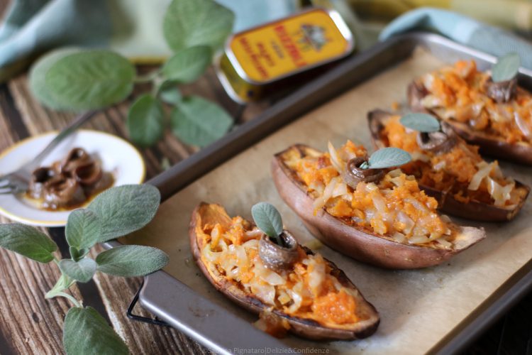 Patate dolci al forno