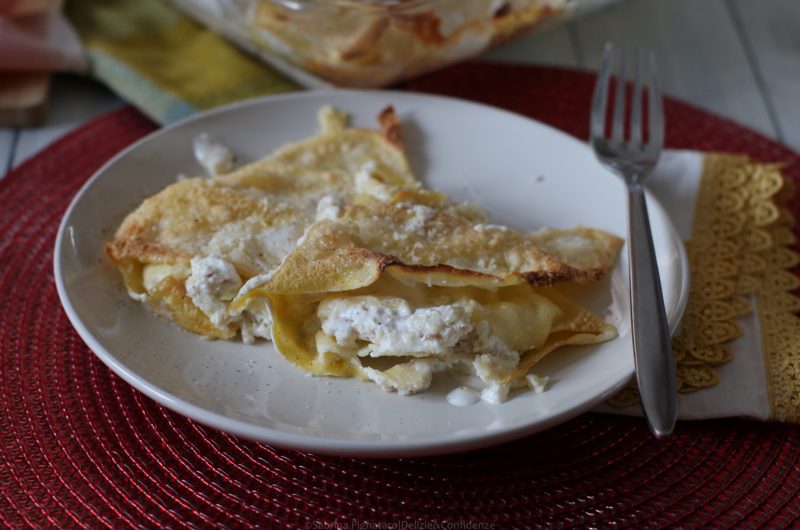 Crespelle alla valdostana filanti