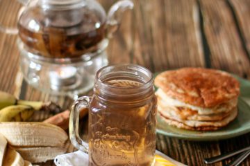 Tisana e pancake alla banana
