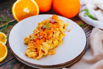 Tagliatelle all'arancia
