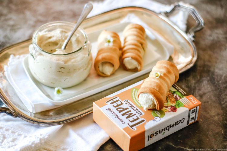 Cannoli con tempeh