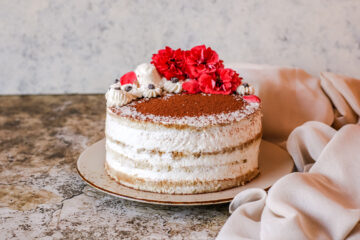 Torta al caffè, cioccolato e cocco