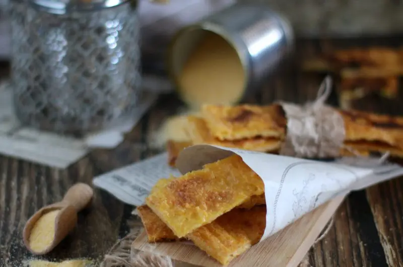 Croste di polenta croccanti