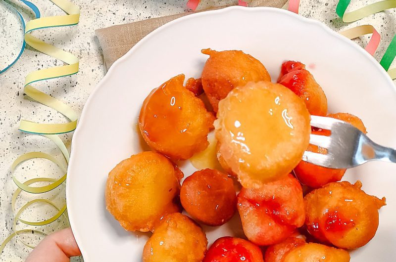 Frittelle dolci alla birra con miele e Alchermes
