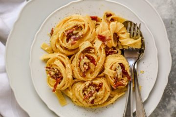 Fettuccine alla papalina